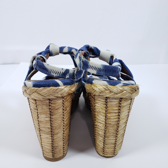 SONOMA Tye Dye WEDGE SANDALS - Picture 3 of 7